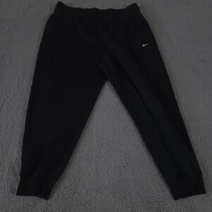 Nike Therma-FIT One Joggers Womens XL Black Sweatpants High-Waisted 7/8 Mid Rise